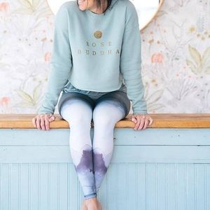 Rose Buddha Lake Louise Eco Leggings size 4 SPF 50 Reversible